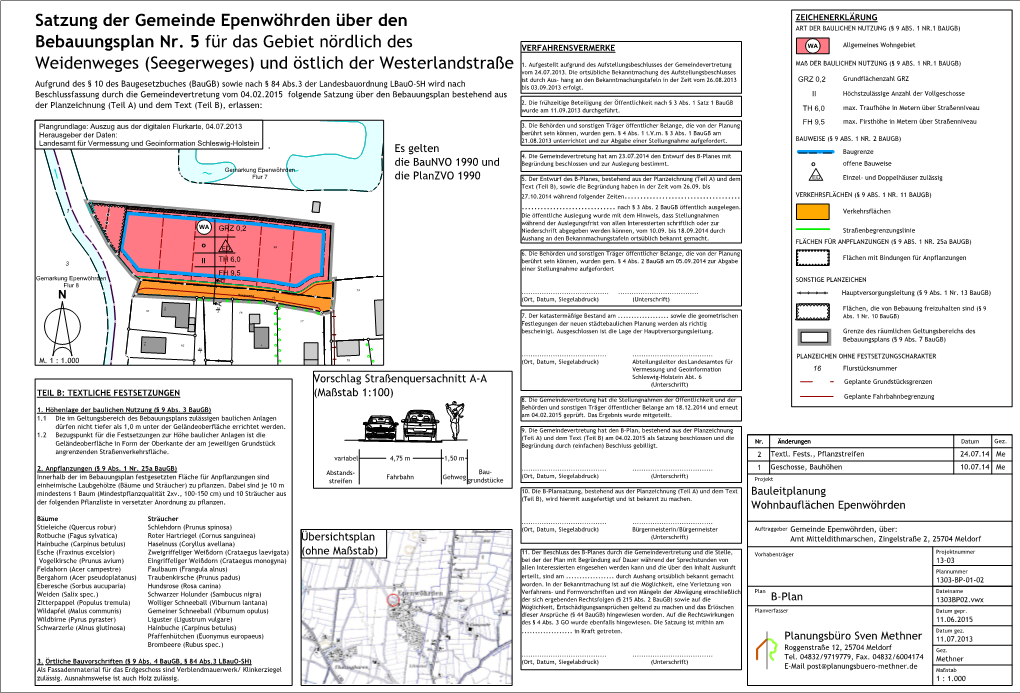 B-Plan 5 Epenwöhrden Endfassung