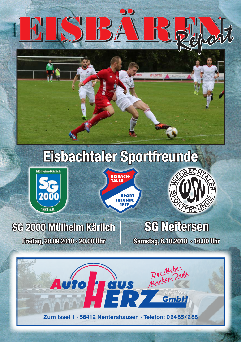 Eisbachtal, Stadionzeitung Ausgabe 3.Indd