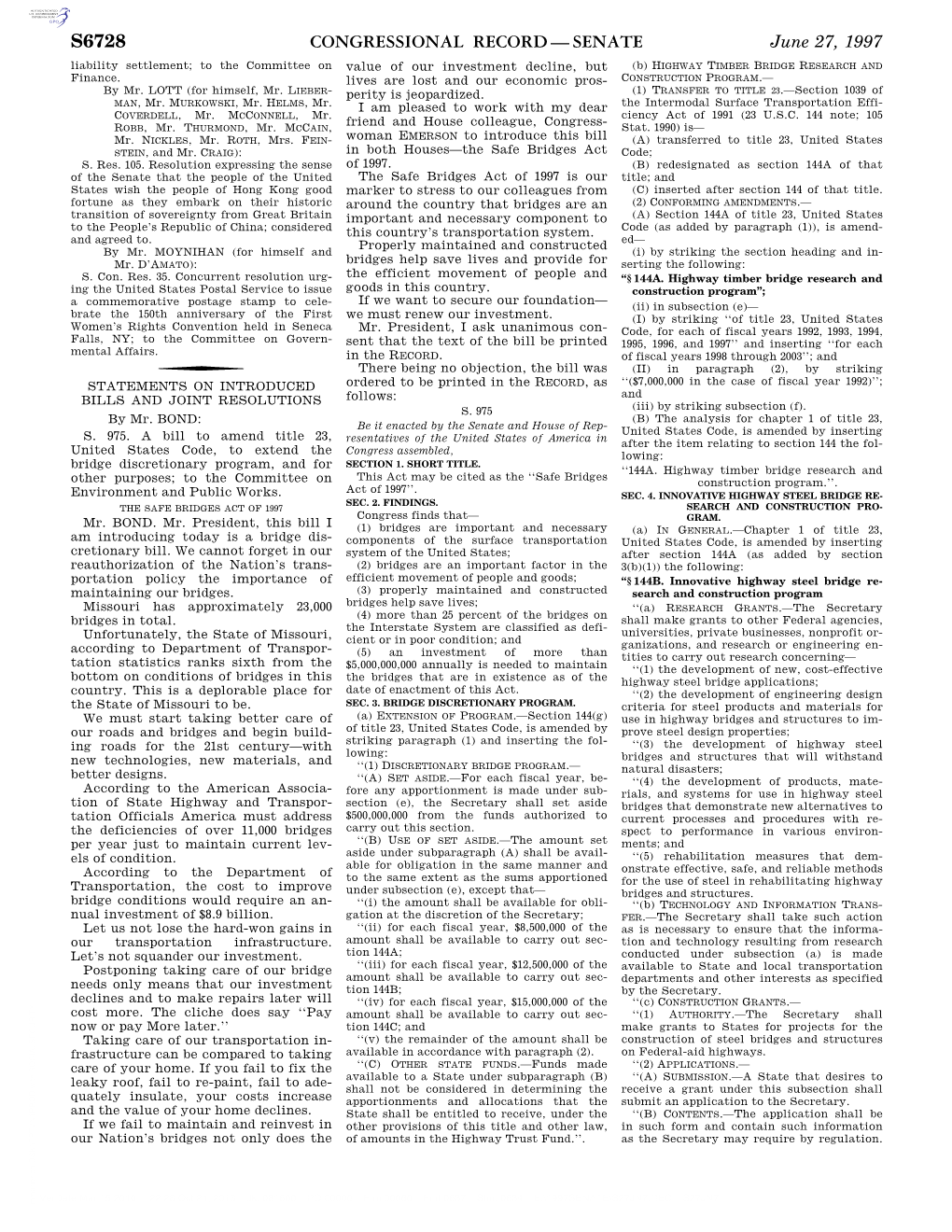 Congressional Record—Senate S6728