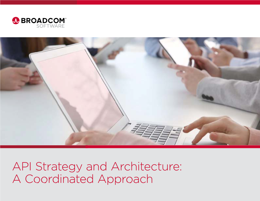 API Strategy and Architecture: a Coordinated Approach