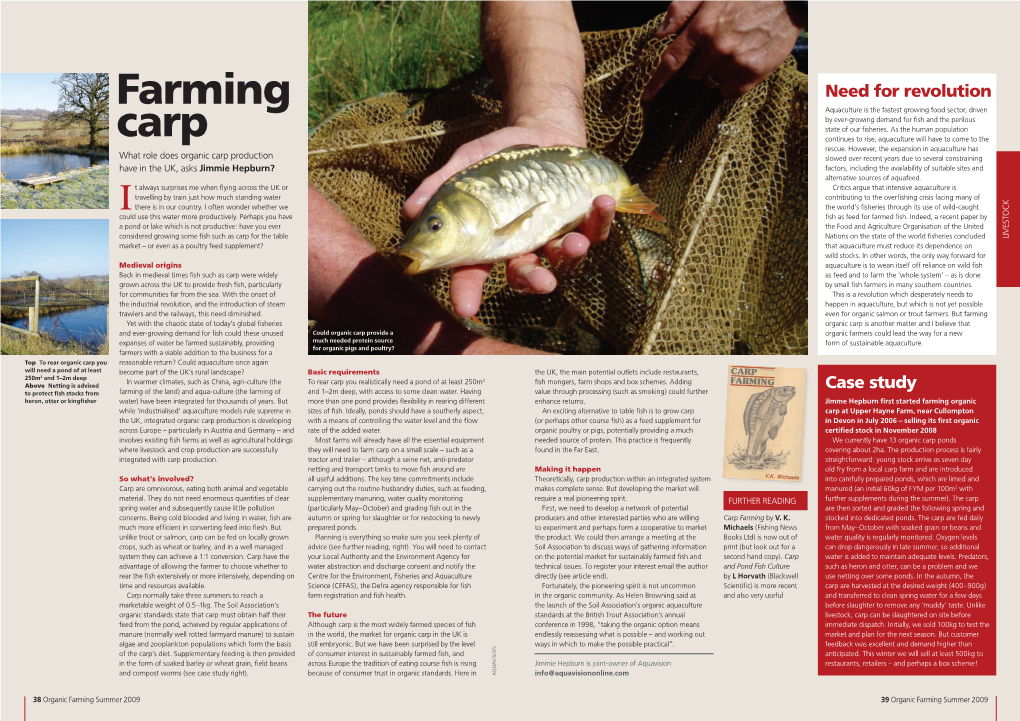 Farming Carp