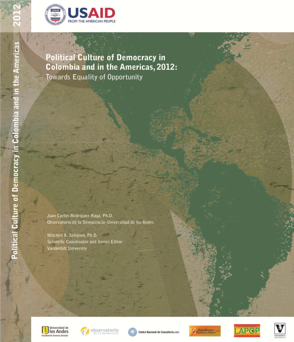 Political Culture of Democracy in Colombia and in the Americas, 2012