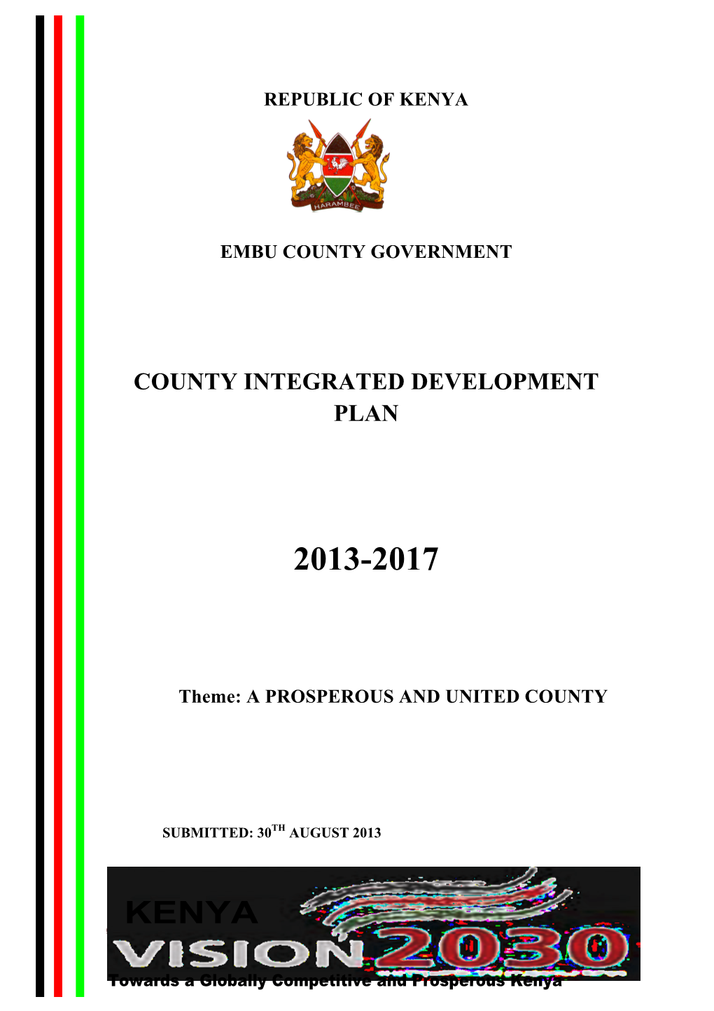 County Integrated Development Plan