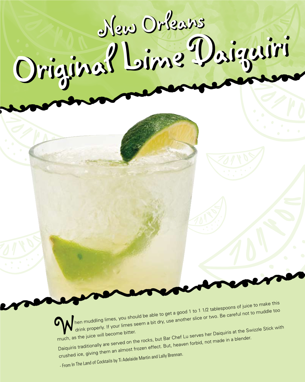 New Orleansorleans Originaloriginal Limelime Daiquiridaiquiri