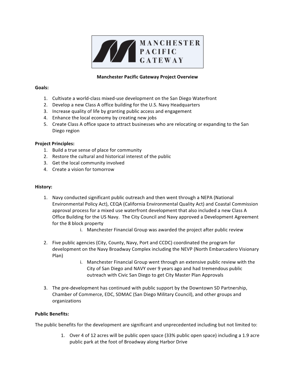 MPG Project Overview