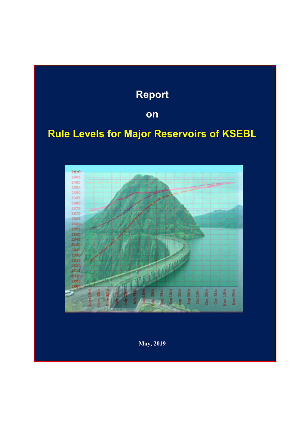 Report on Rule Levels for Major Reservoirs of KSEBL