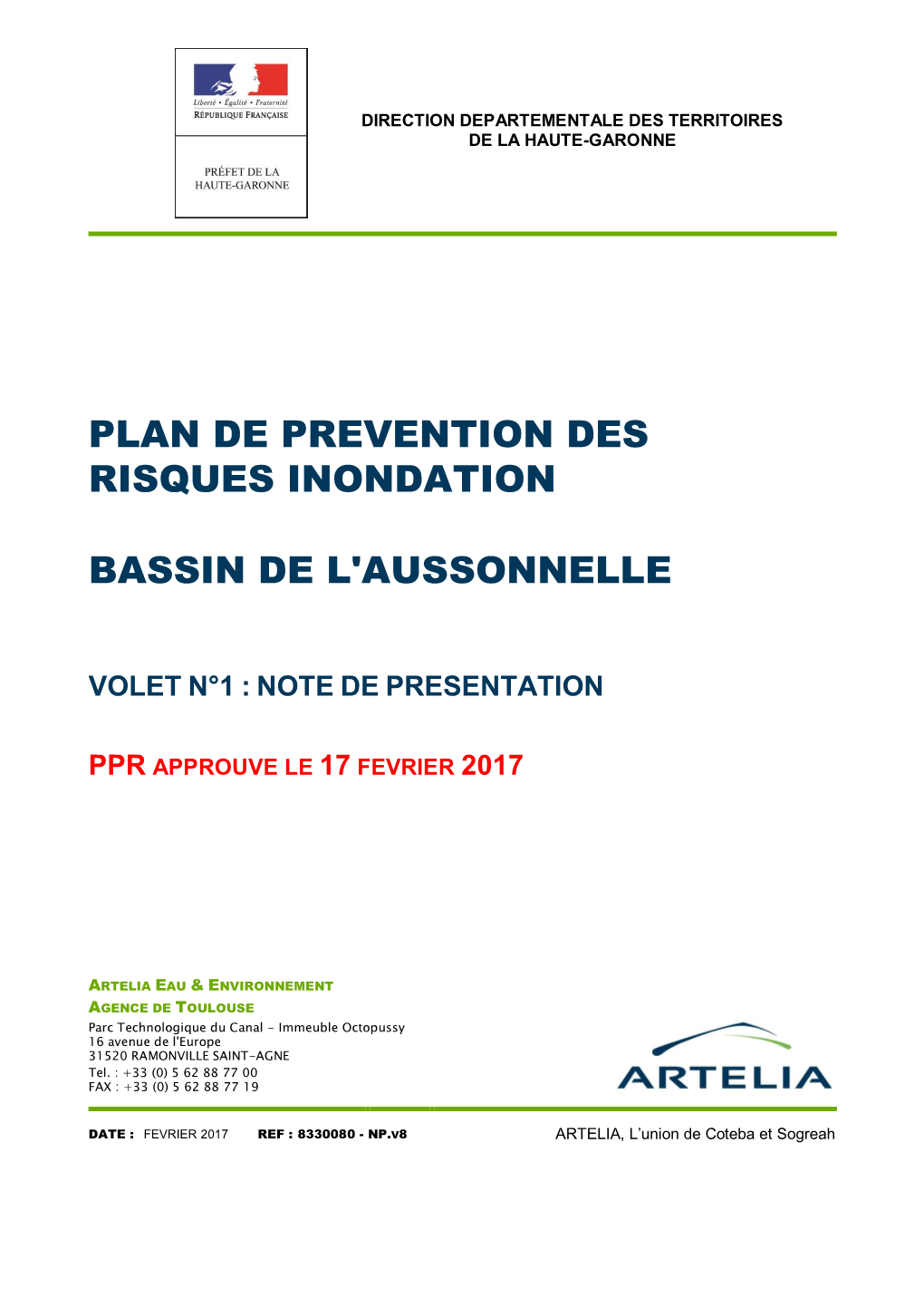 Plan De Prevention Des Risques Inondation Bassin De L'aussonnelle