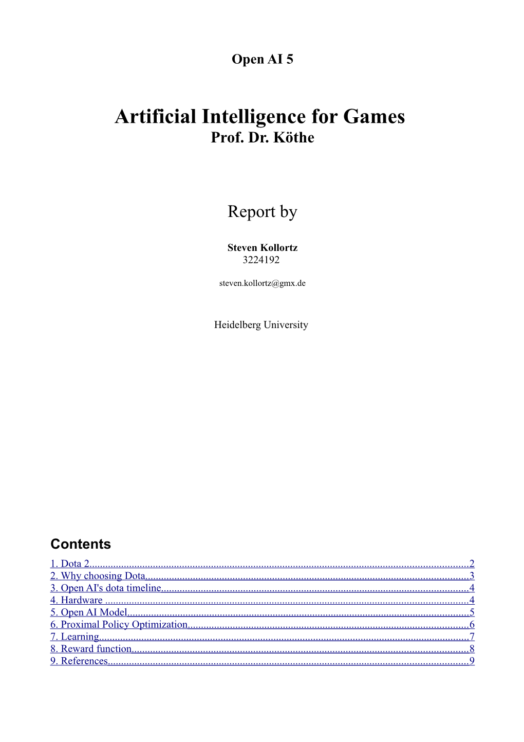 Artificial Intelligence for Games Prof