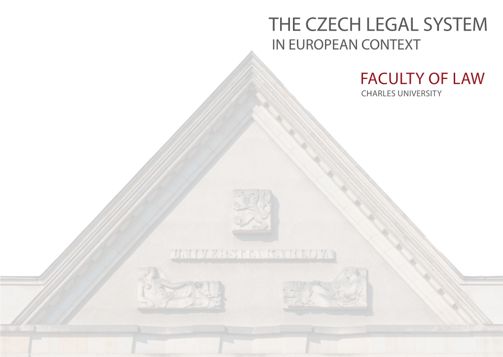 Czech Legal System Brochure