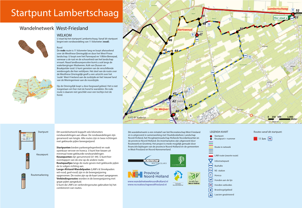 Startpunt Lambertschaag Hier Staat U