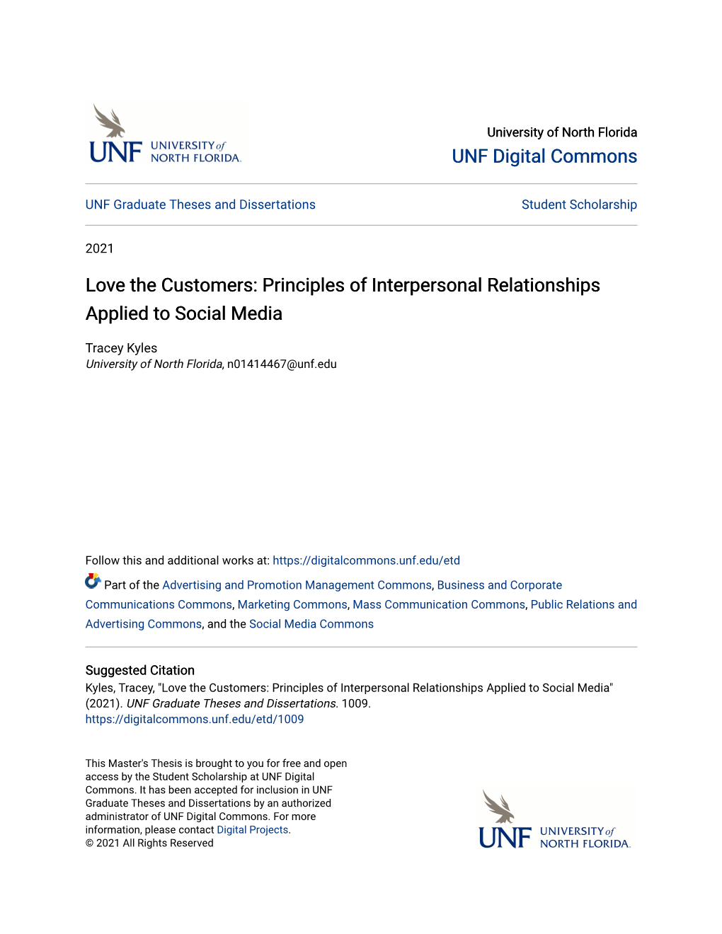 Principles of Interpersonal Relationships Applied to Social Media
