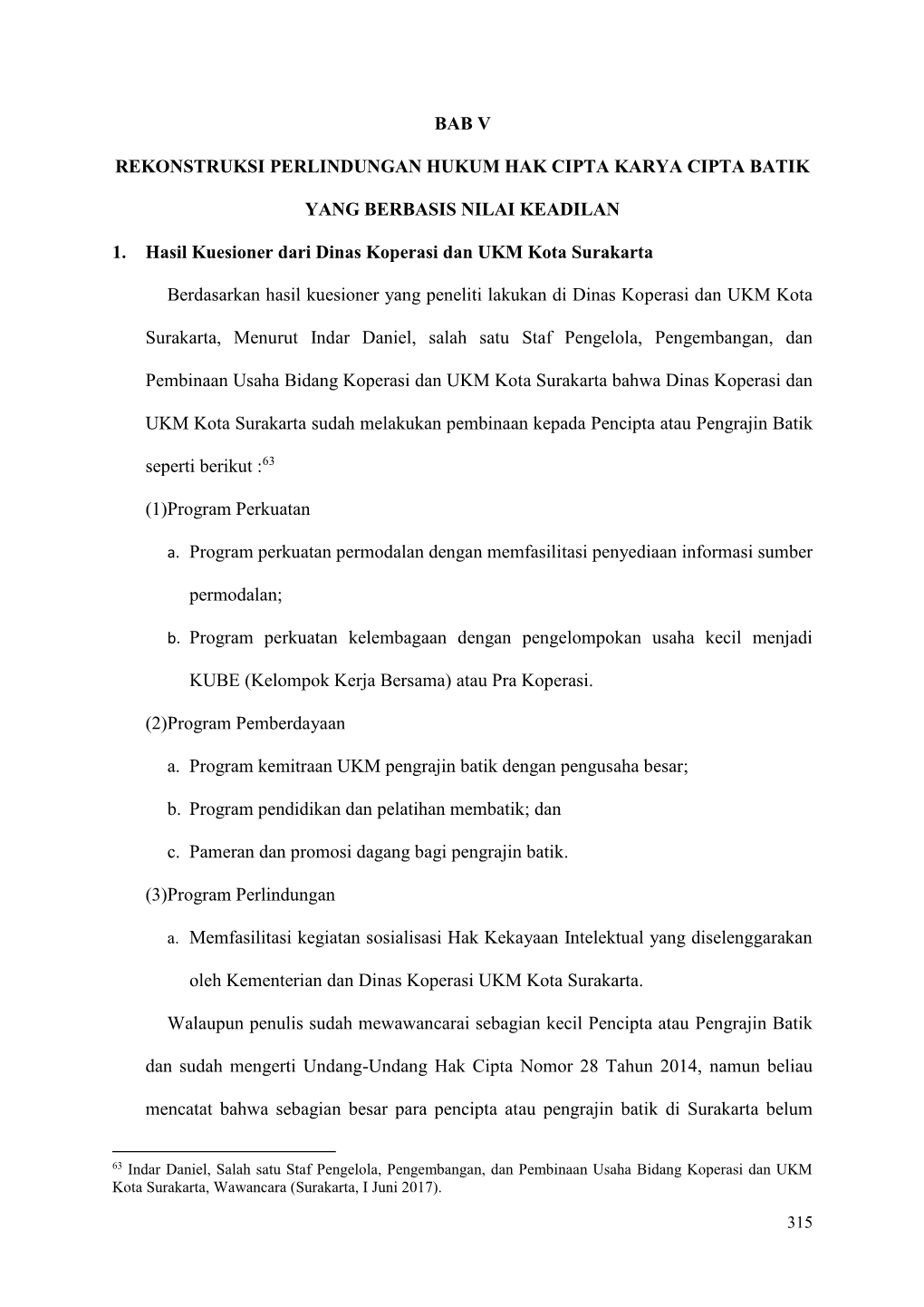 Bab V Rekonstruksi Perlindungan Hukum Hak