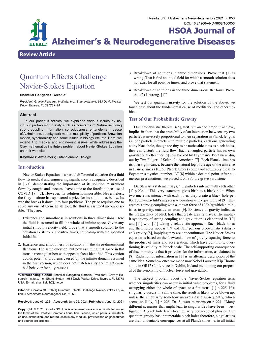Quantum Effects Challenge Navier-Stokes Equation