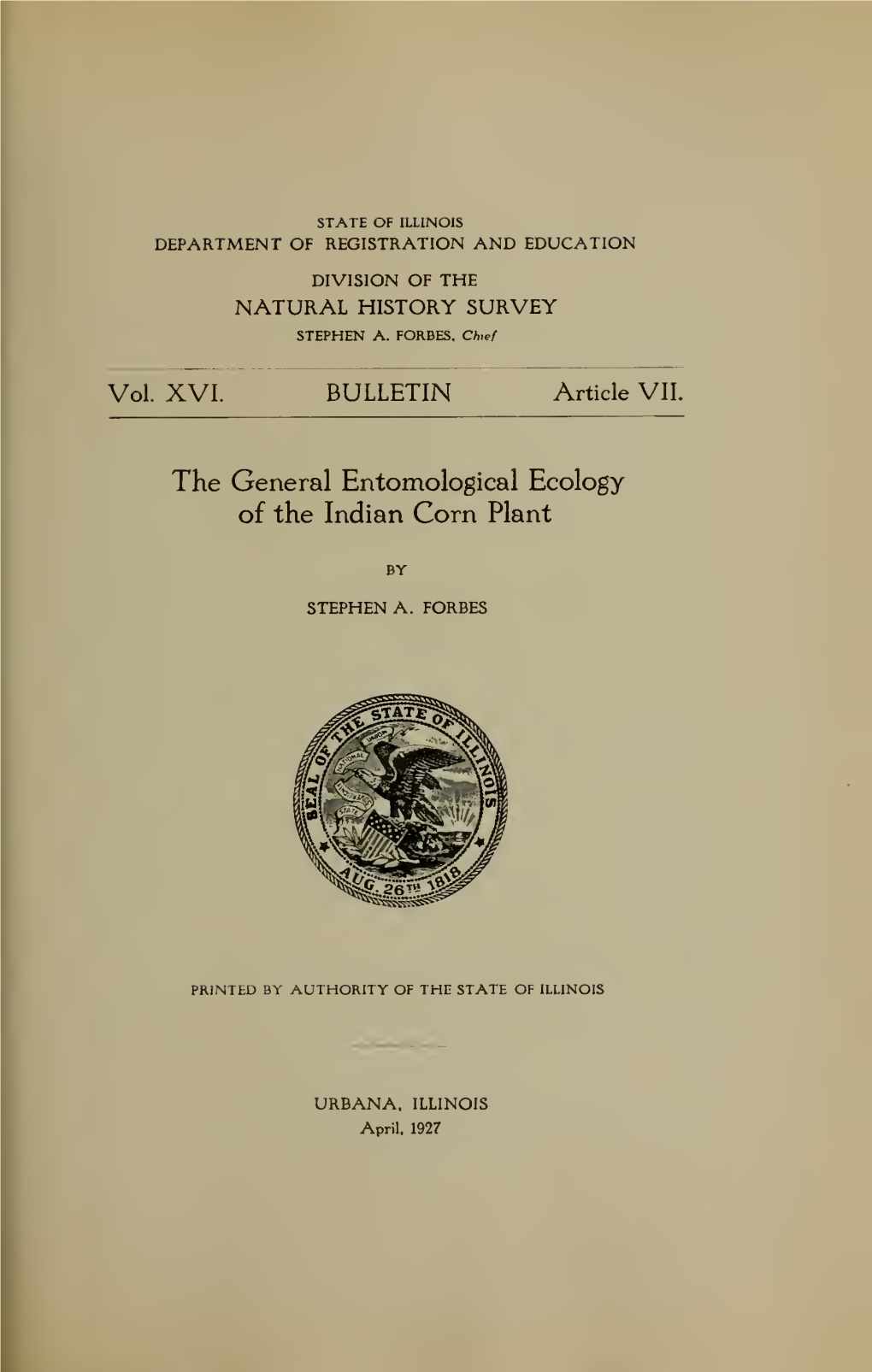 Natural History Survey Bulletin