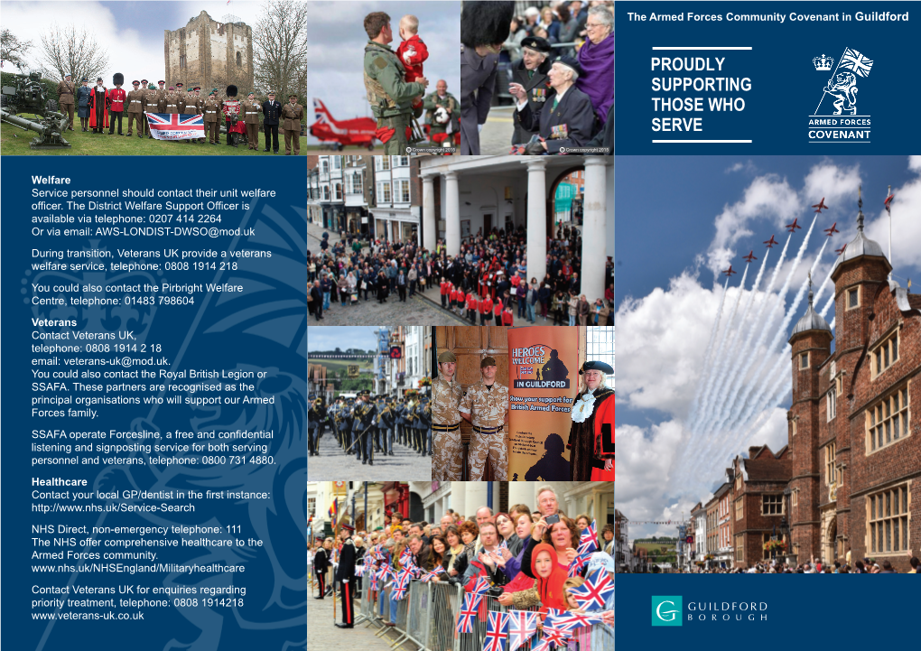 The Armed Forces Community Covenant in Guildford