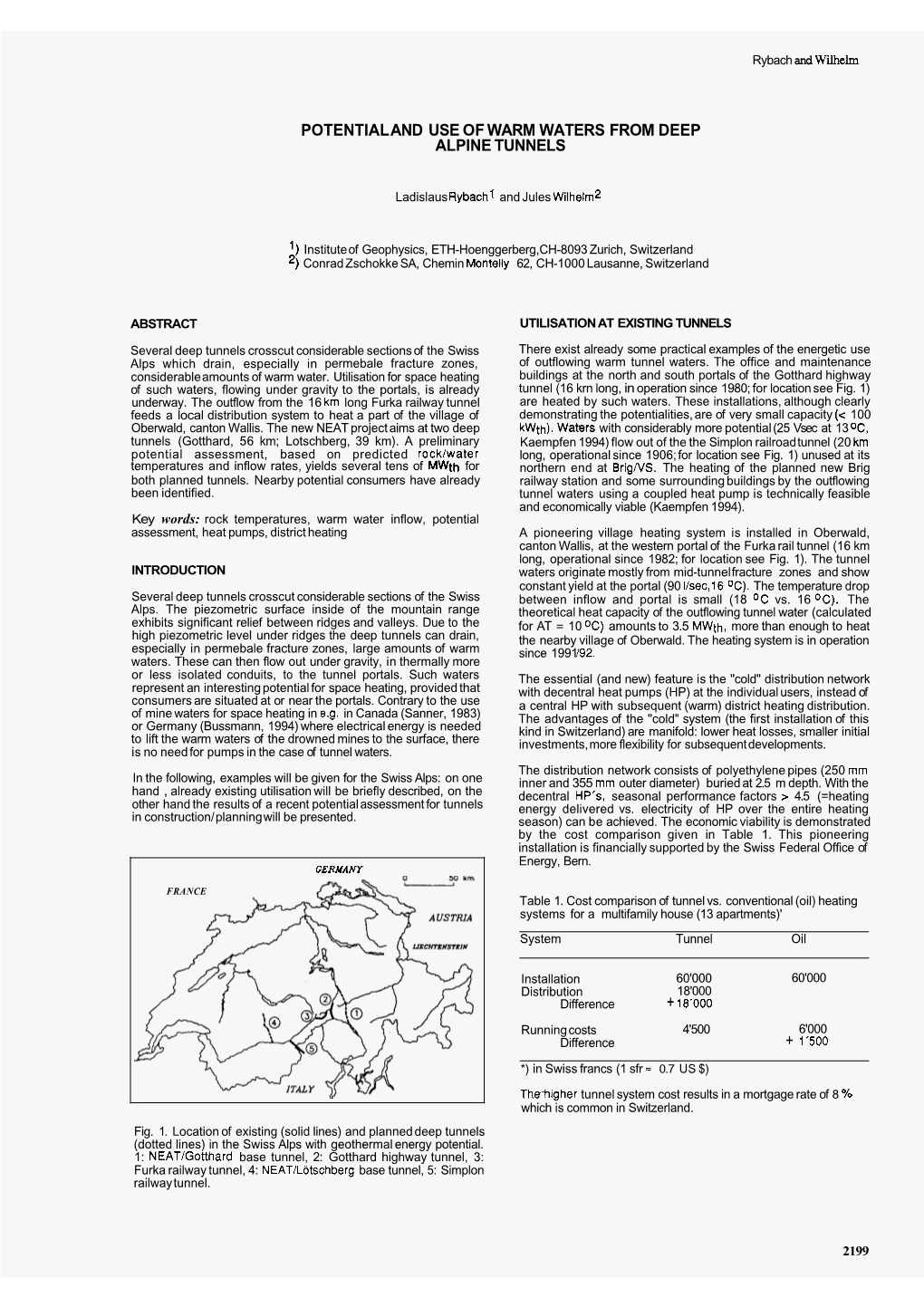 Potential and Use of Warm Waters from Deep Alpine Tunnels