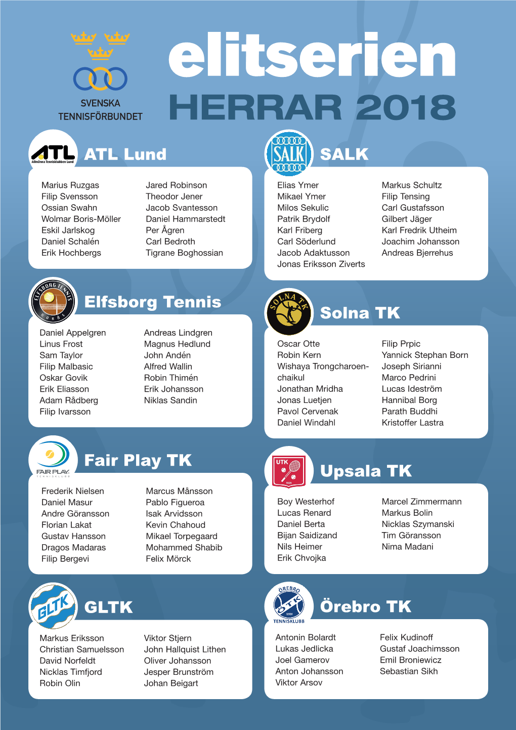 Elitserien HERRAR 2018