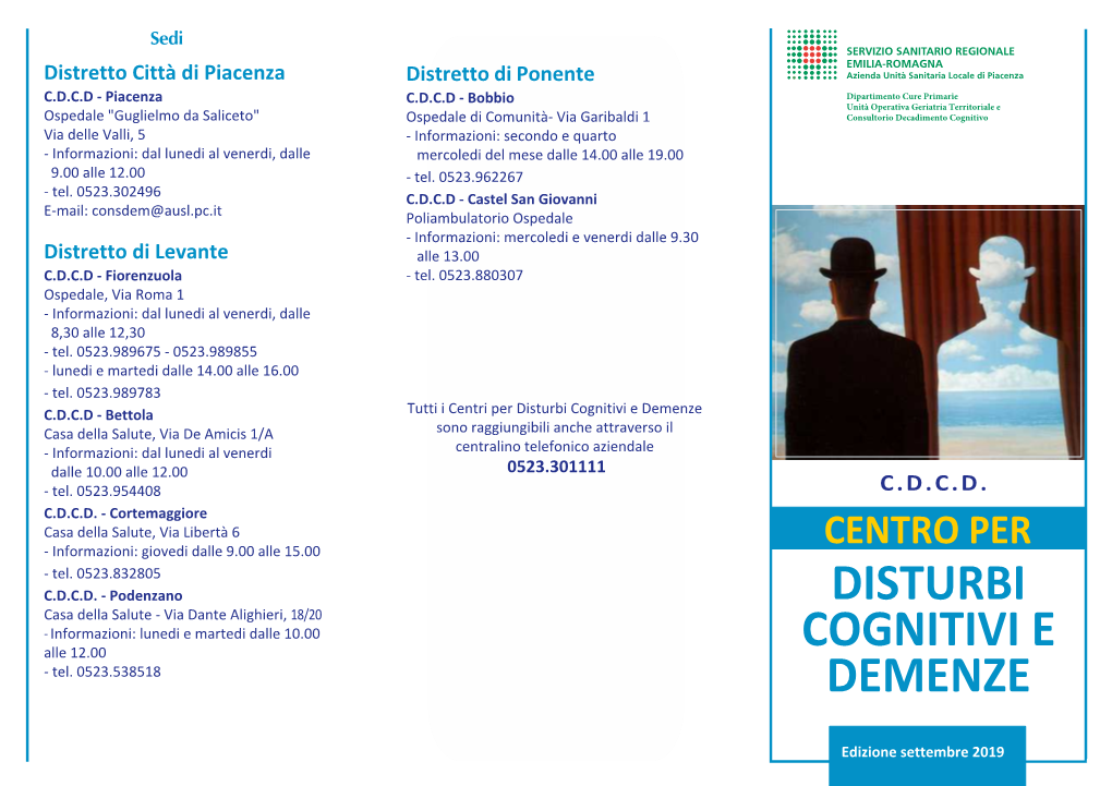 Disturbi Cognitivi E Demenze