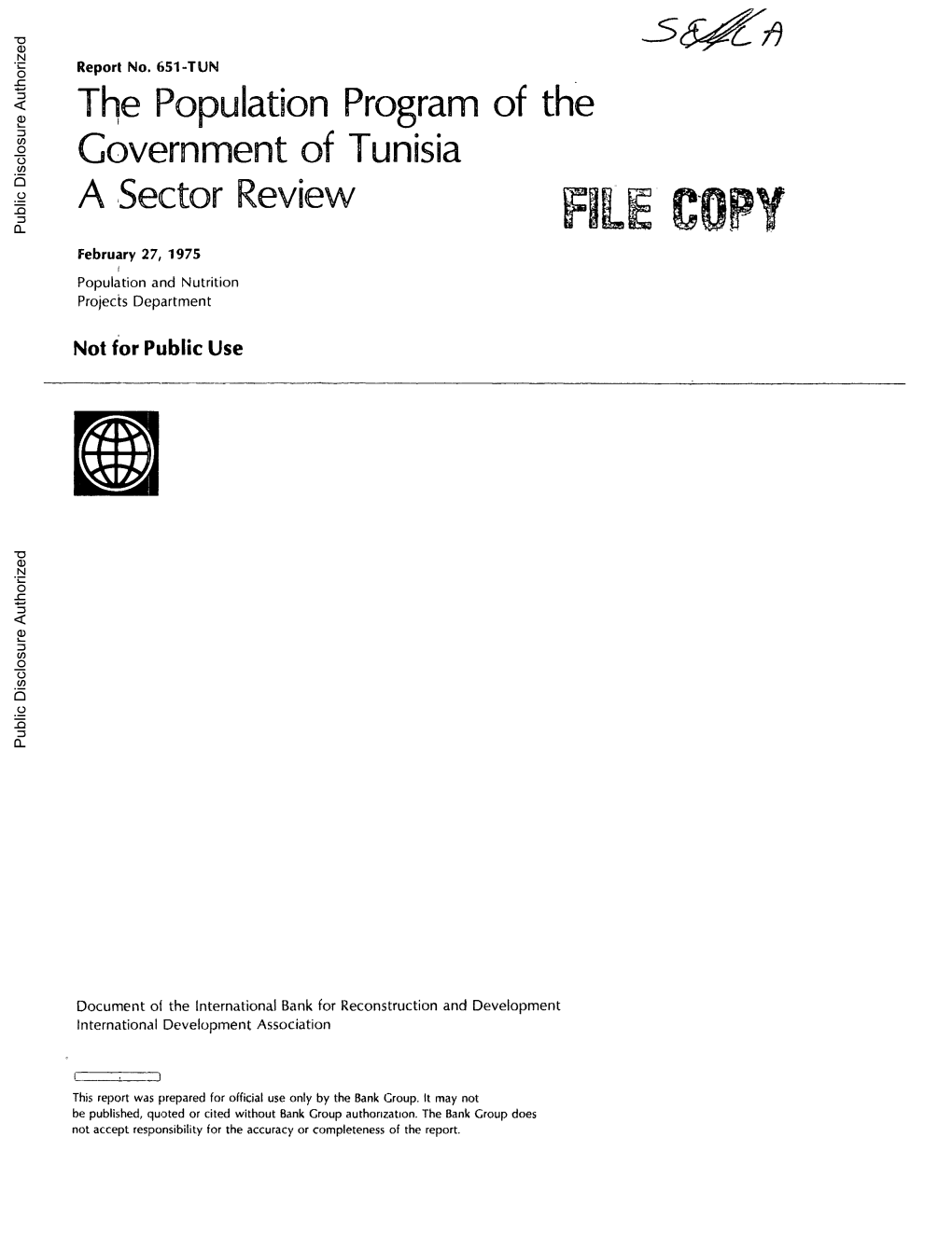 World Bank Document