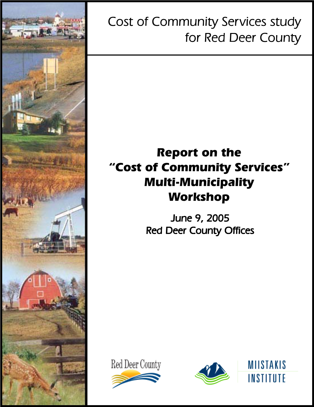 Cost of Community Services Study for Red Deer County