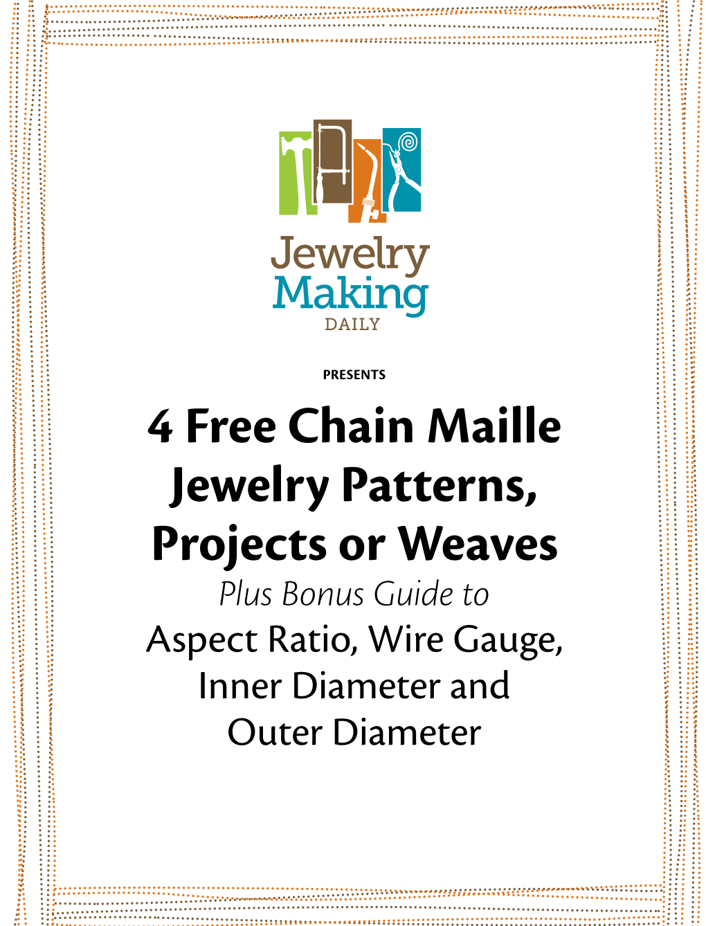 JMD 4 Free Chain Maille Jewelry Patterns, Projects Or Weaves Plus