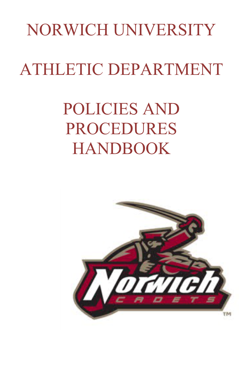 Policies and Procedures Handbook