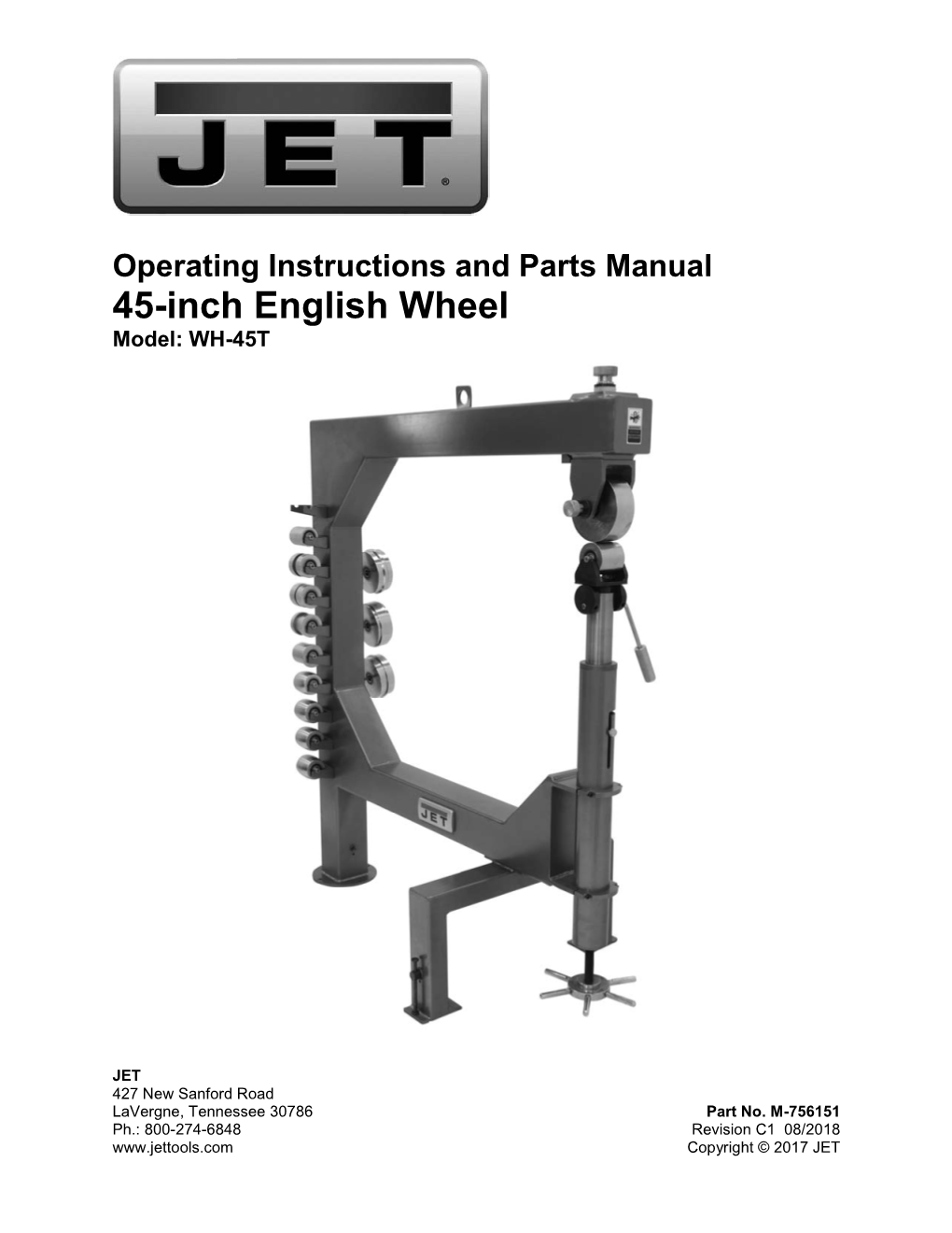 45-Inch English Wheel Model: WH-45T