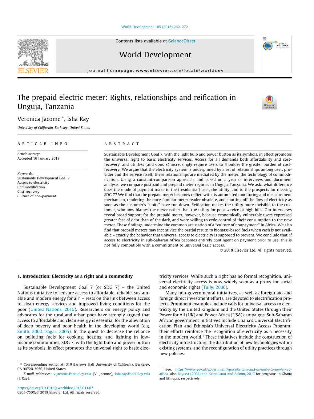 Rights, Relationships and Reification in Unguja, Tanzania