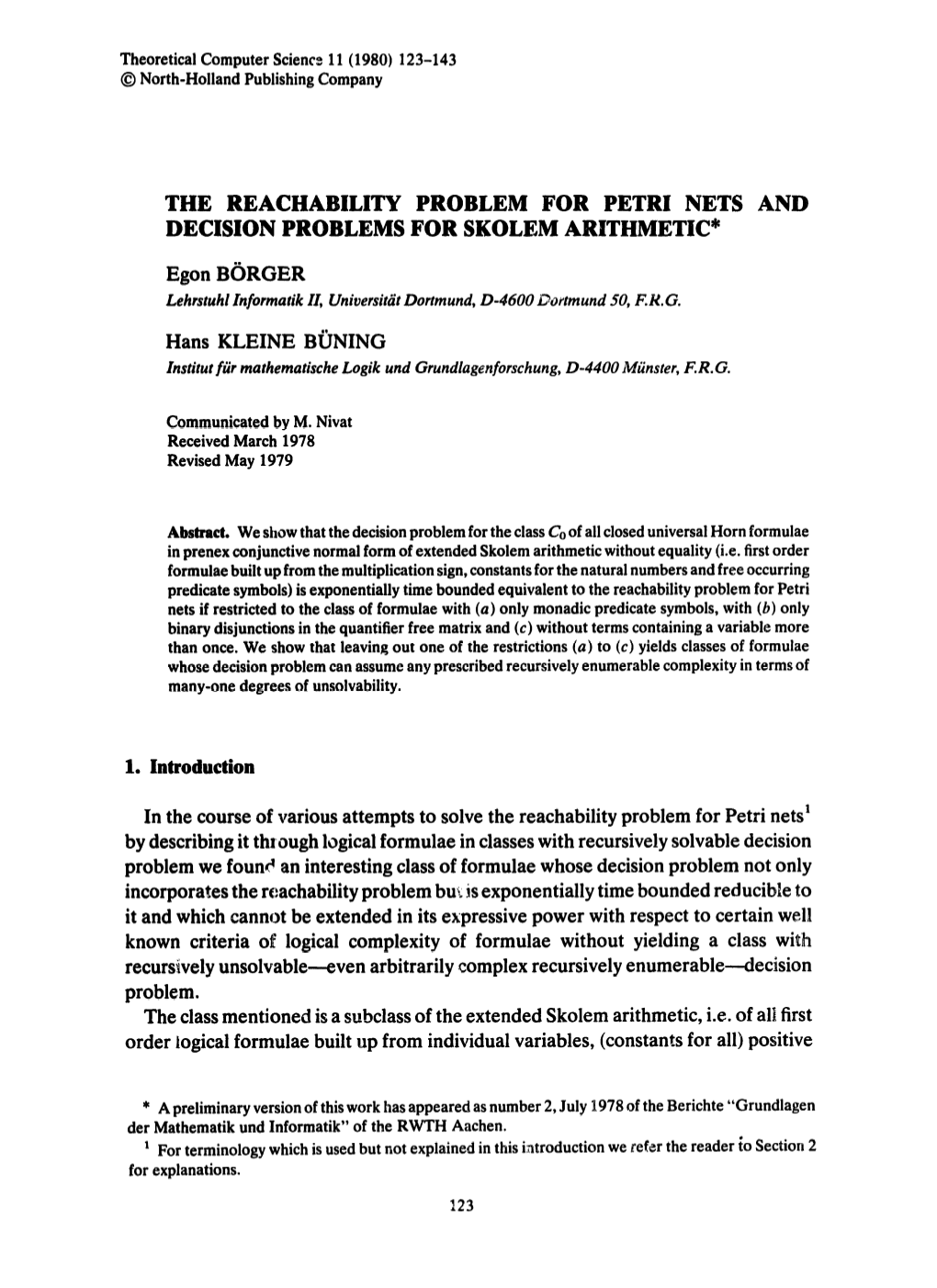 Decision Problems for Skolem Arithmetic*