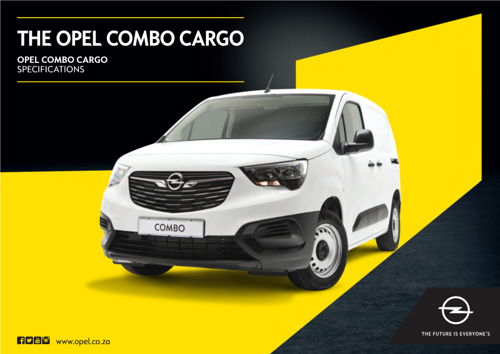 The Opel Combo Cargo Opel Combo Cargo Specifications