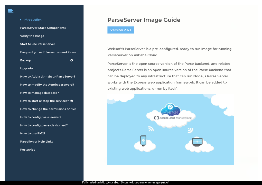 Parseserver Image Guide