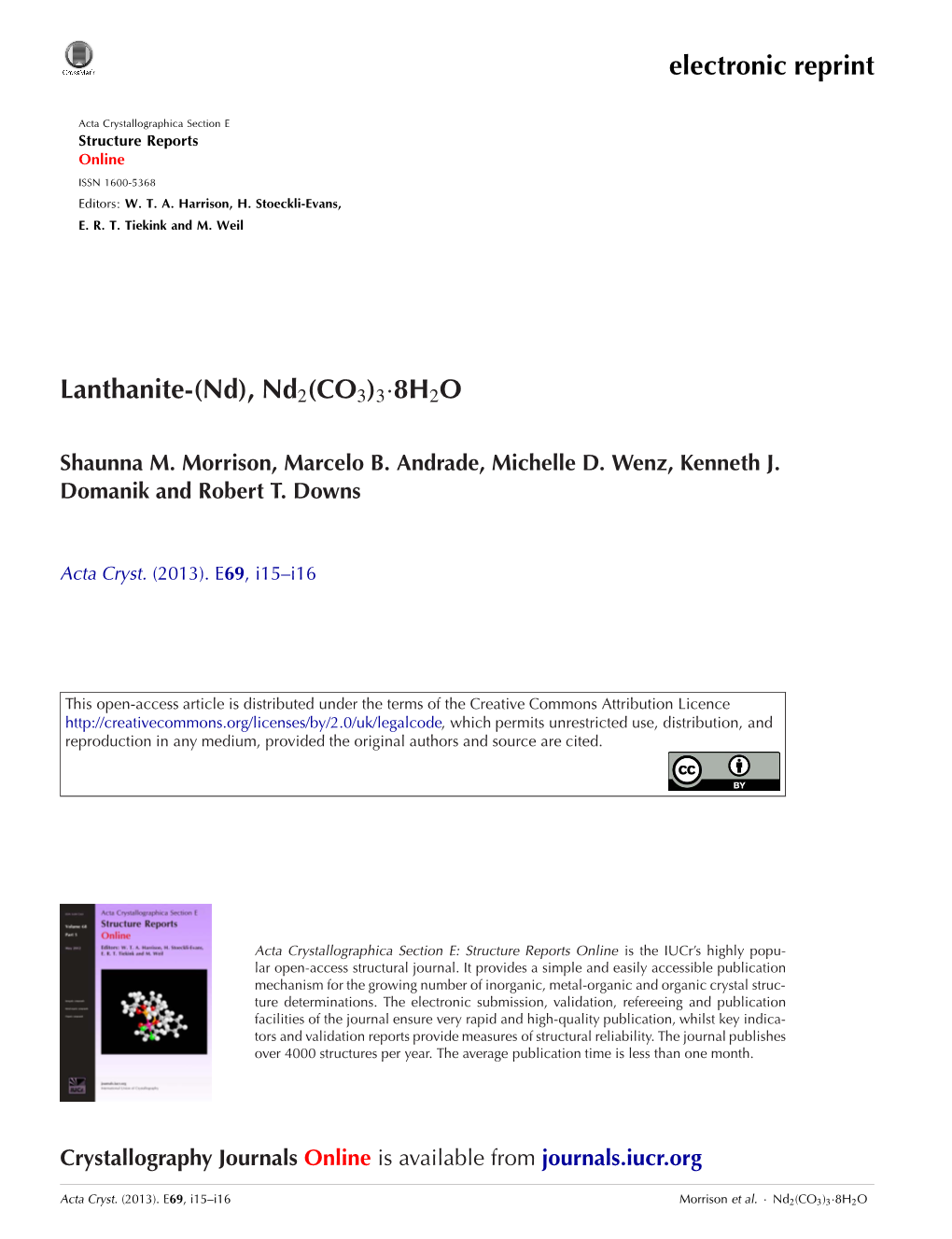 Lanthanite-(Nd), Nd2(CO3)3·8H2O