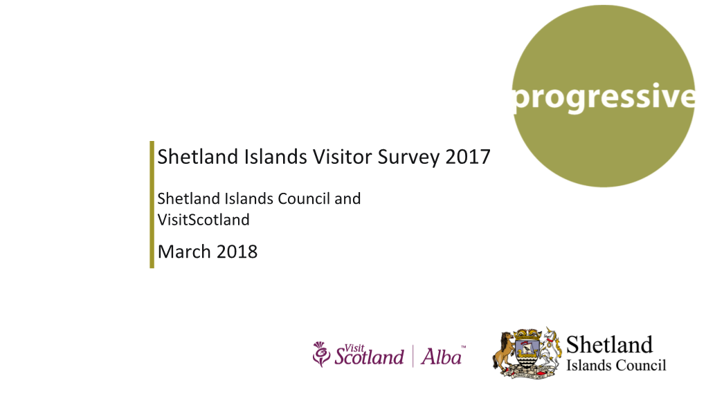Shetland Islands Visitor Survey 2017