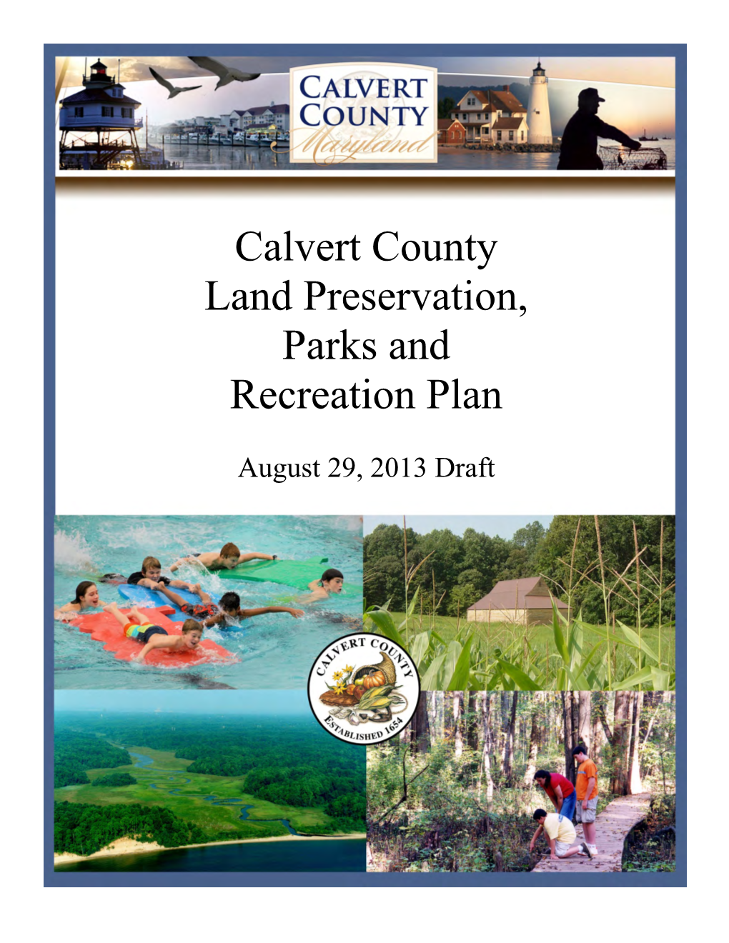 Calvert County Land Preservation, Parks and Recreation Plan