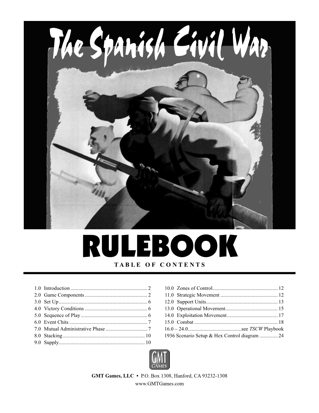 Rulebook T a B L E O F C O N T E N T S