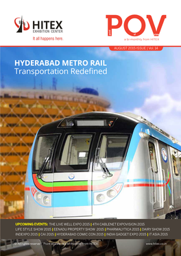 Hyderabad Metro Rail Transportation Redefined