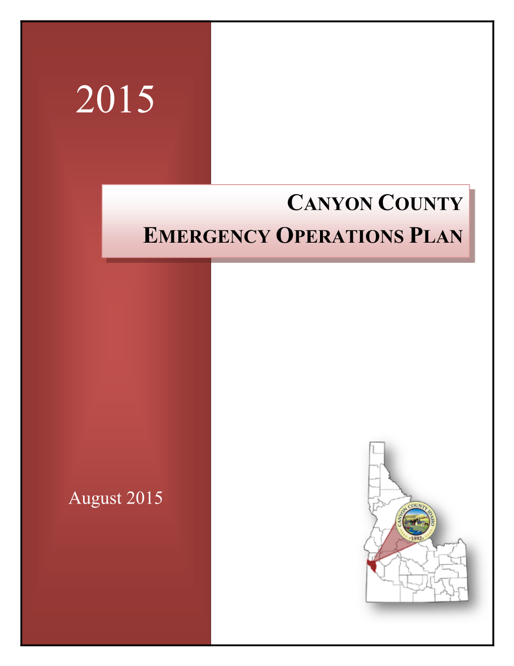 Canyon County Emergency Operations Plan