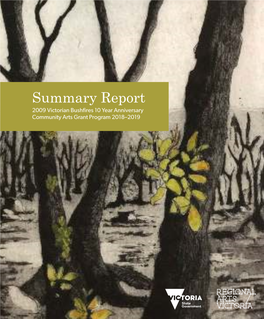 Read Regional Arts Victoria's Summary Report for the State
