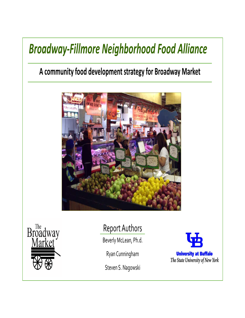 Broadway-Fillmore Neighborhood Food Alliance