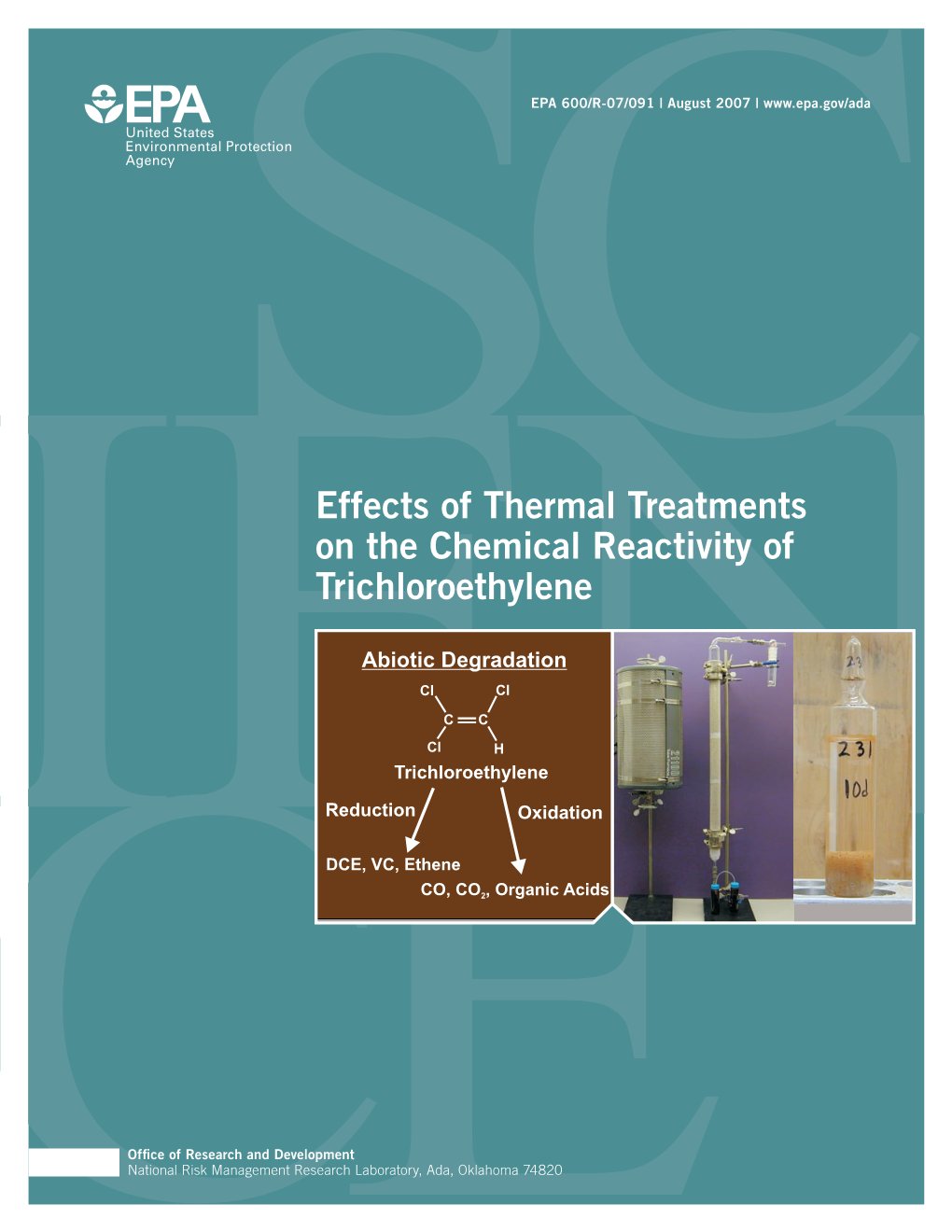 Effects of Thermal Treatments on the Chemical Reactivity of Trichloroethylene