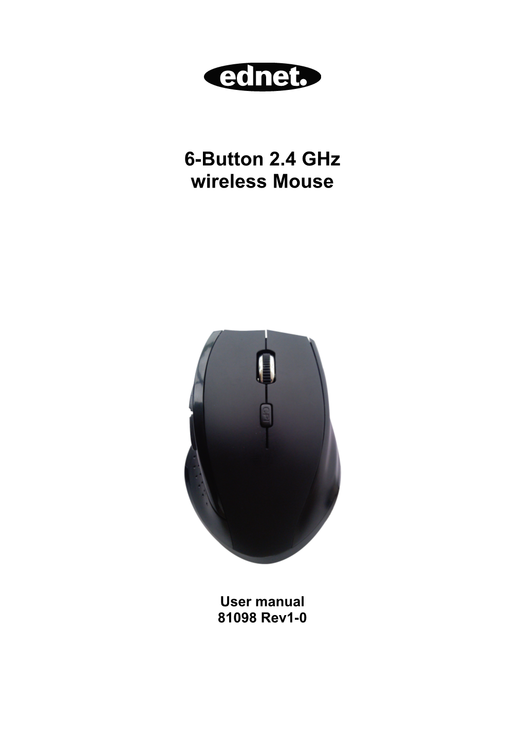 6-Button 2.4 Ghz Wireless Mouse