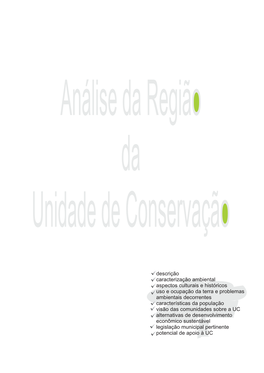 Descrição Caracterização Ambiental Aspectos Culturais E Históricos Uso E Ocupação Da Terra E Problemas Ambientais Decorre