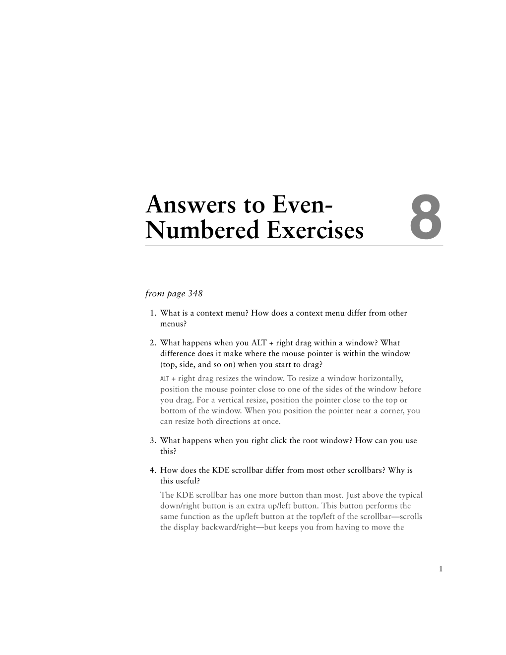 Answers to Even- Numbered Exercises 8