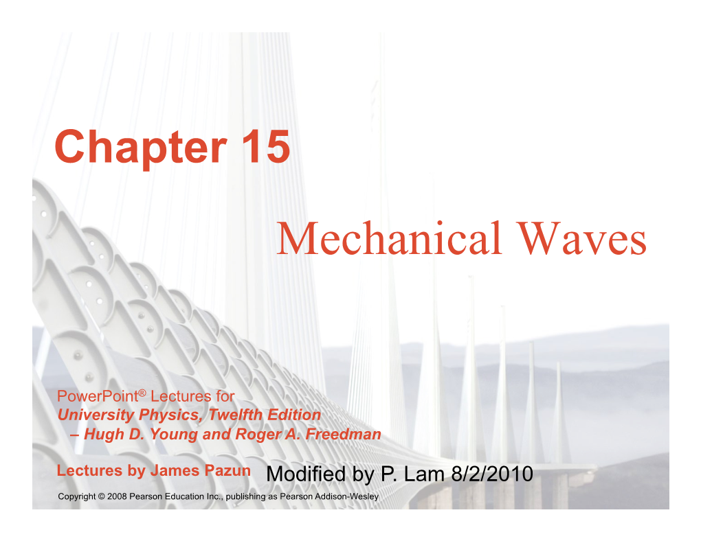 Mechanical Waves