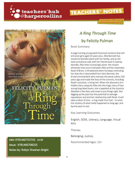 A Ring Through Time by Felicity Pulman Book Summary