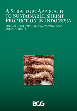 A Strategic Approach to Sustainable Shrimp Production in Indonesia