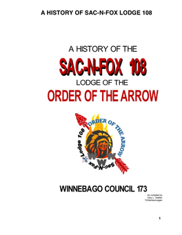 A History of the Sac-N-Fox Lodge