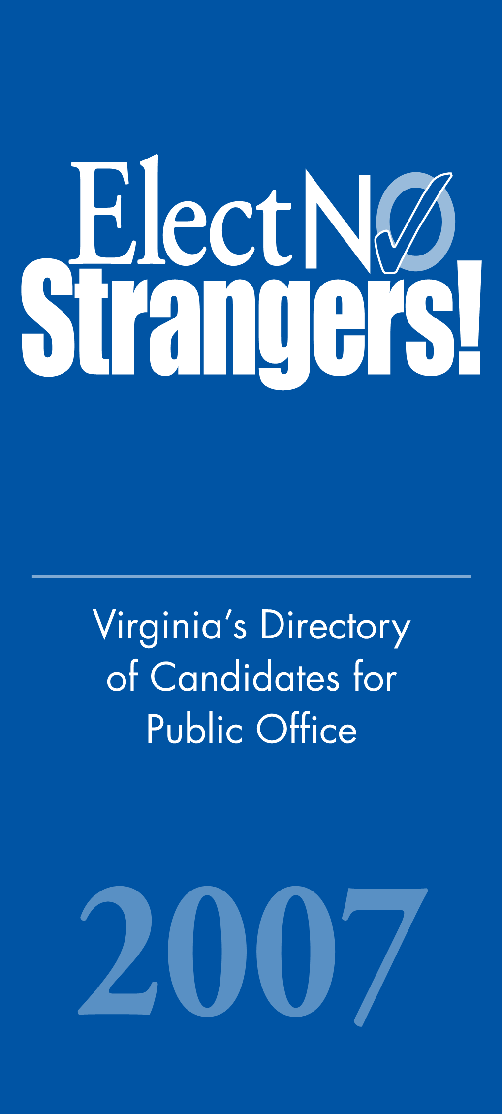 Virginia's Directory of Candidates for Public Office