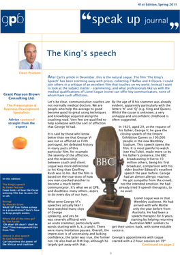The King‟S Speech