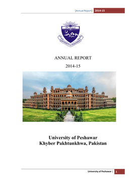 Annual Report] 2014-15